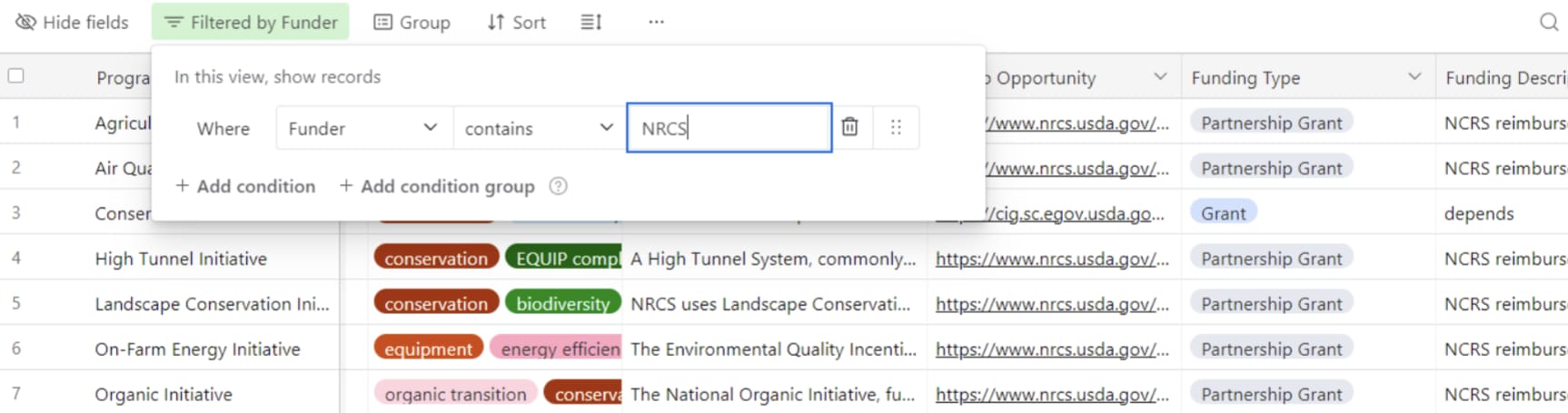 Farmer Funding Opportunities Database - Community Alliance with Family ...